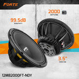 PRV 12MB2000FT-NDY Midbass PRV Audio