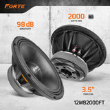PRV 12MB2000FT Midbass PRV Audio