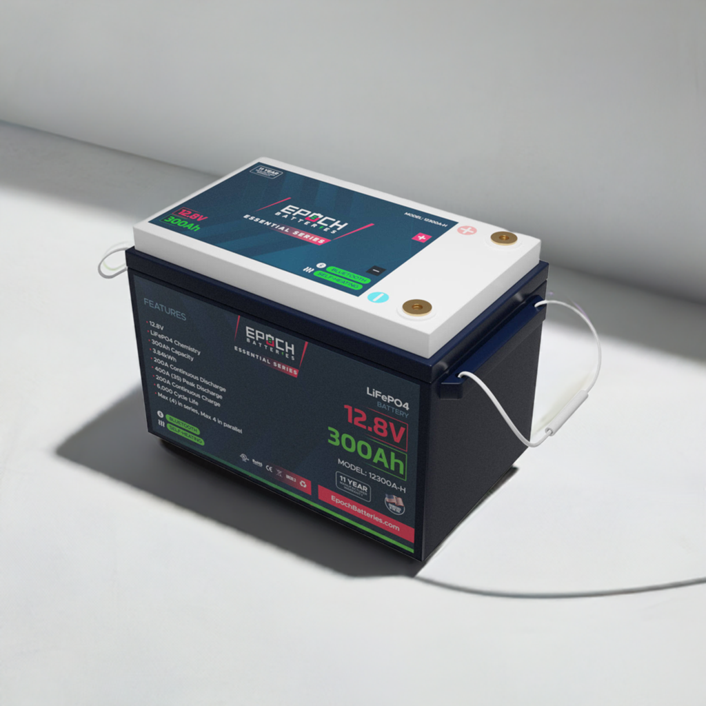 Epoch Batteries 12V 300Ah Essential LiFePO4 Battery