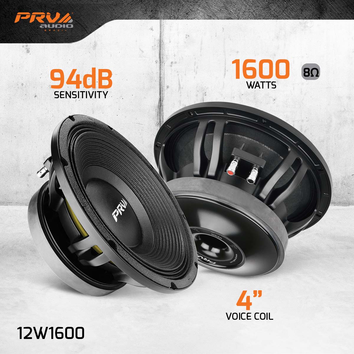 PRV 12W1600 Woofer PRV Audio