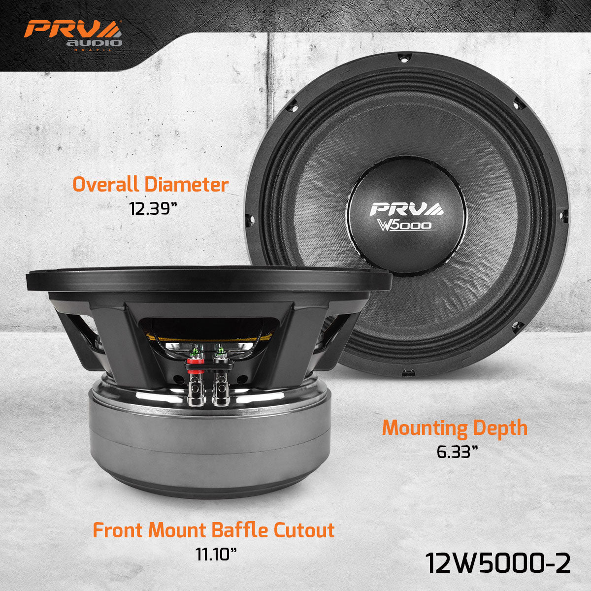 PRV 12W5000-2 Woofer PRV Audio