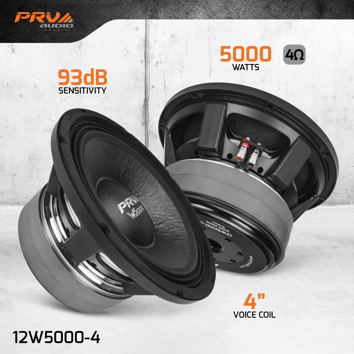 PRV 12W5000-4 Woofer PRV Audio