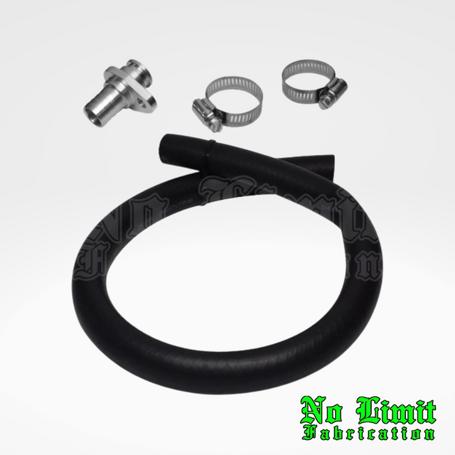 No Limit Fabrication   6.4 Power Stroke Passenger Coolant Lin Fix No Limit Fabrication