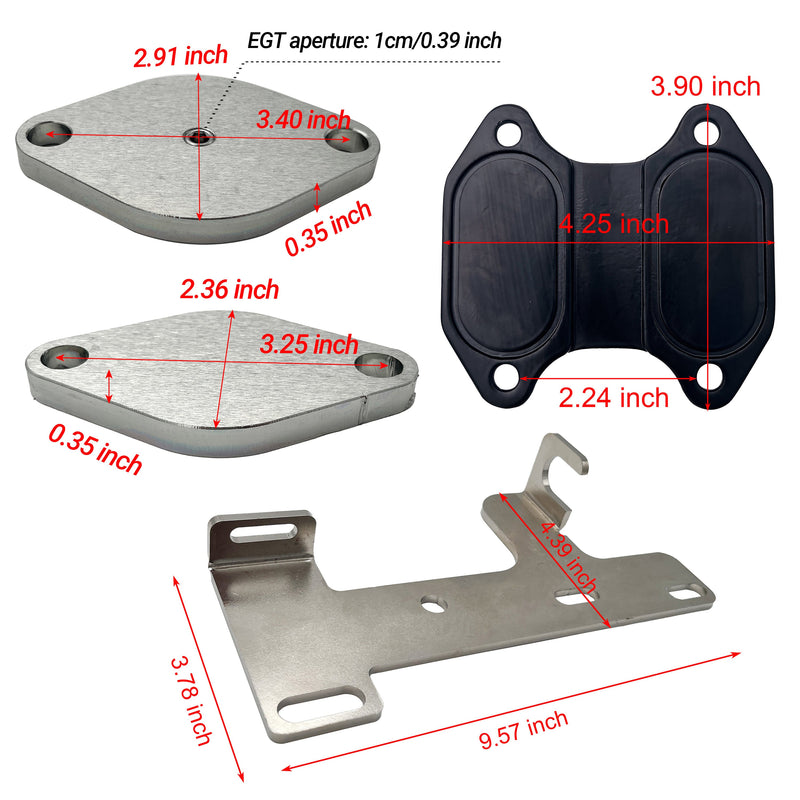 TruckTok 2010-2024 6.7L Dodge Ram Cummins EGR Throttle Cooler Delete Kit