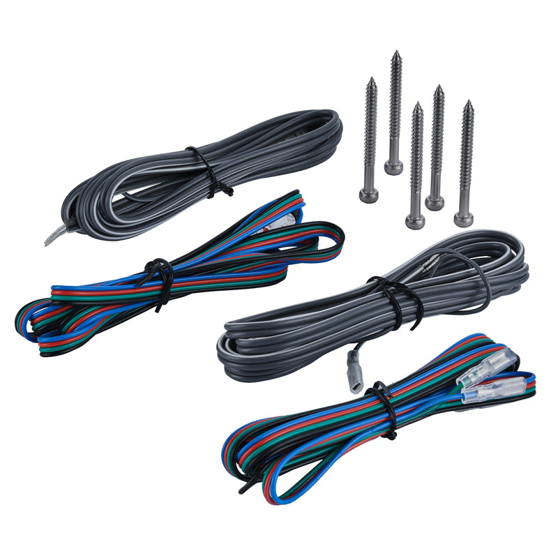 8” Marine 2-Way Hybrid Speaker with RGB LED, Compression Driver and Neodymium Magnet | 350W RMS 4-Ohm