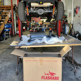 2007-2017 Jeep Wrangler JK (3.6L / 3.8L) & 2018-2023 Jeep Wrangler JL (2.0L / 3.6L) Axle-Back Exhaust System Flashark