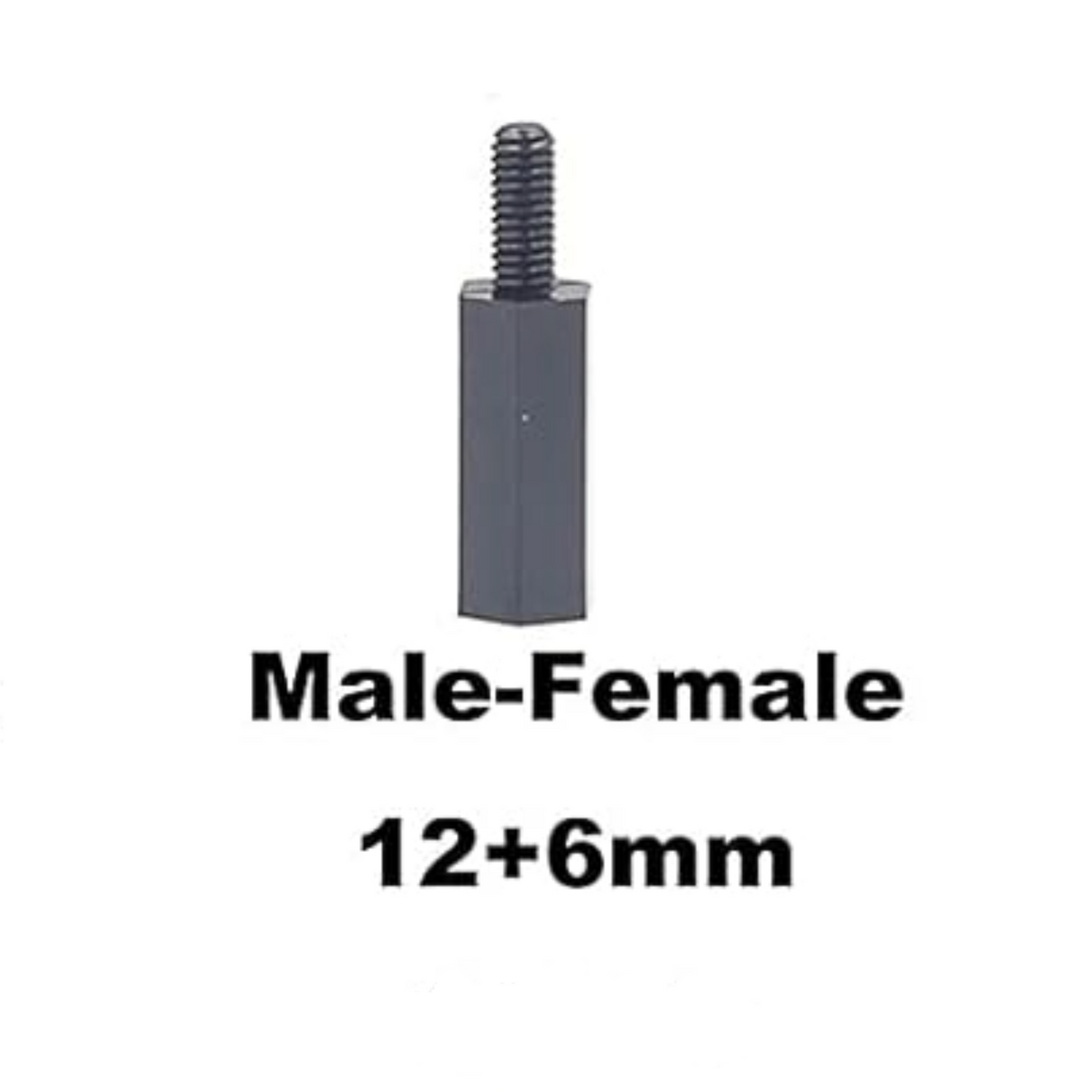 M2.5 Nylon Hex Standoffs Spacers Screws Nuts Flat washer TekShack