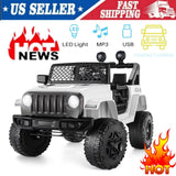 Electric Ride-On Car/Truck for Kids with MP3 Music and Remote Control - 12V with Lights - 76 Fun Features!