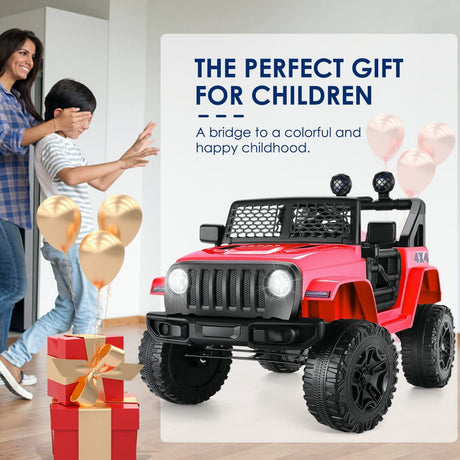 12V/24V Electric Jeep Truck ATV for Kids with Parent Remote Control - Fun and Safe Ride-On Toy