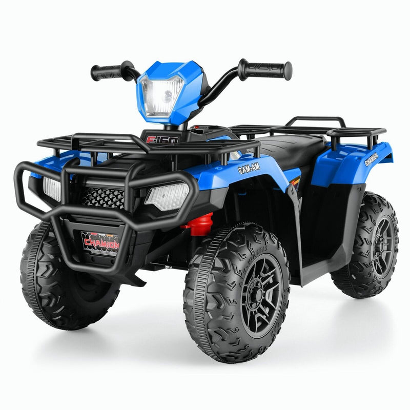 Electric Ride-On ATV Jeep Truck for Kids with LED Lights and Music
