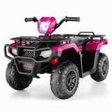 Electric Ride-On ATV Jeep Truck for Kids with LED Lights and Music