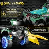 Electric Ride-On ATV Jeep Truck for Kids with LED Lights and Music
