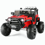 Electric Ride-On Jeep Truck for Kids: 12V/24V ATV Toy with Four-Wheel Drive