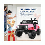 12V/24V Electric Jeep Truck ATV Ride-On Toy with Parental Remote Control for Kids