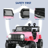 12V/24V Electric Jeep Truck ATV Ride-On Toy with Parental Remote Control for Kids