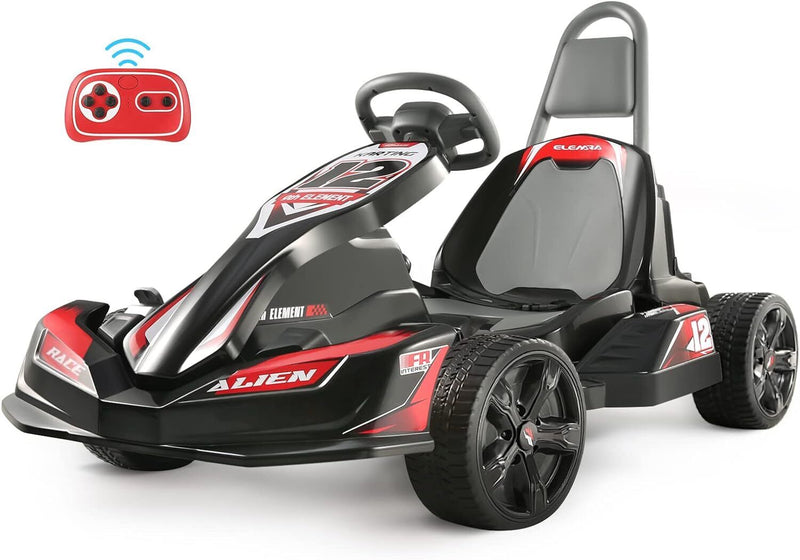 12V 2WD Electric Go Kart for Kids with Remote Control and Safety Belt