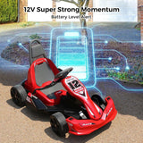 12V 2WD Electric Go Kart for Kids with Remote Control and Safety Belt