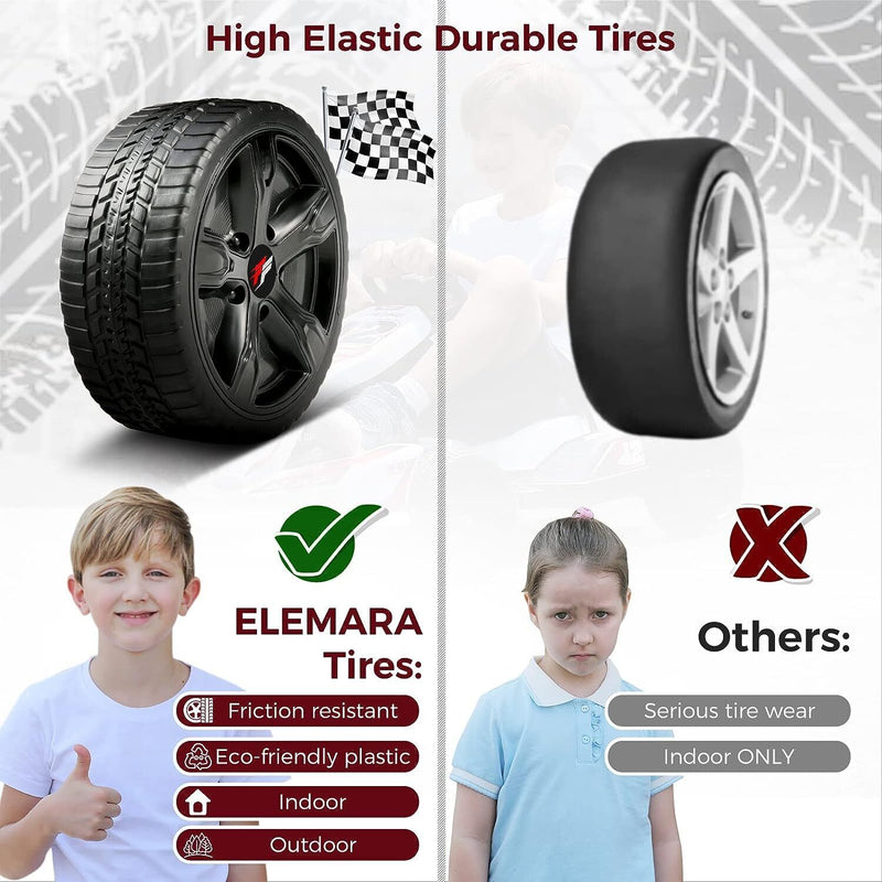 12V 2WD Electric Go Kart for Kids with Remote Control and Safety Belt