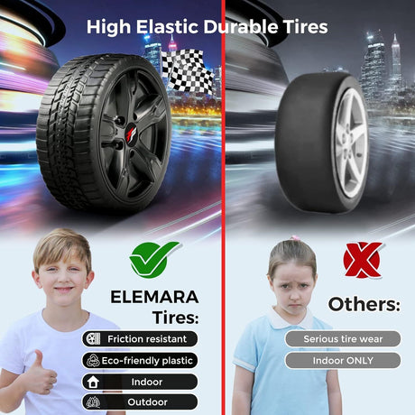 12V 2WD Electric Go Kart for Kids with Remote Control and Safety Belt