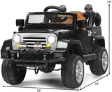 12V 2WD Ride-On Jeep Car with Manual and Remote Control Options