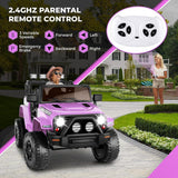Electric Ride-On Car for Kids with Remote Control and Music Player