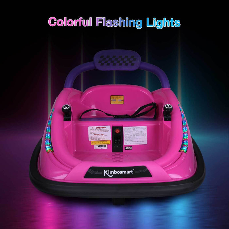 12V Battery Powered Electric Bumper Car for Kids with Dual Joystick Control