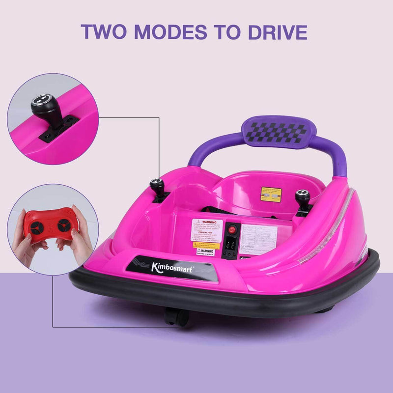 12V Battery Powered Electric Bumper Car for Kids with Dual Joystick Control