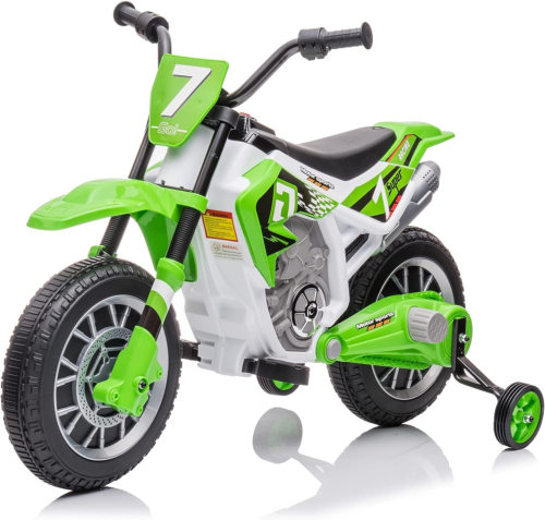 12V Battery Powered Electric Dirt Bike for Kids - The Perfect Ride-On Motorcycle for Young Riders!