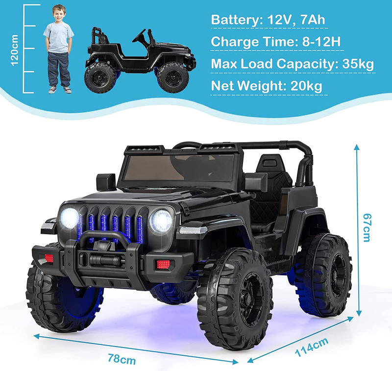 12V Battery Powered Electric Ride-On Truck for Kids with 2.4G Remote Control