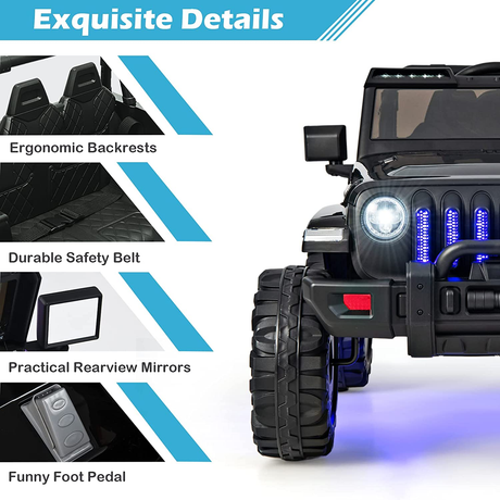 12V Battery Powered Electric Ride-On Truck for Kids with 2.4G Remote Control