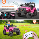 12V Battery Powered Electric Ride-On Truck with Remote Control
