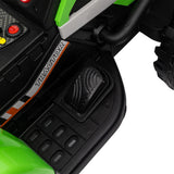 12V Battery Powered Electric Tractor Toy with Remote Control and Trailer Attachment