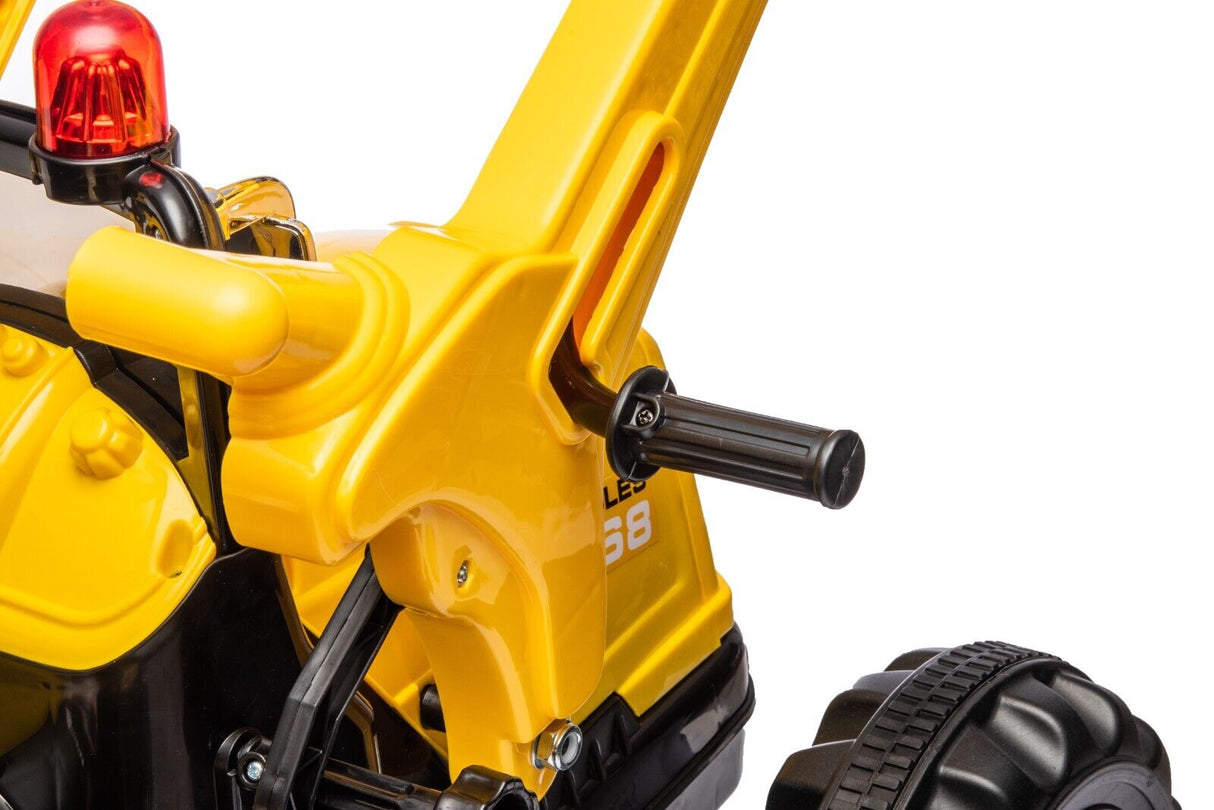 12V Battery Powered Excavator for Kids - Fun Construction Vehicle Toy