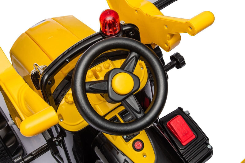 12V Battery Powered Excavator for Kids - Fun Construction Vehicle Toy