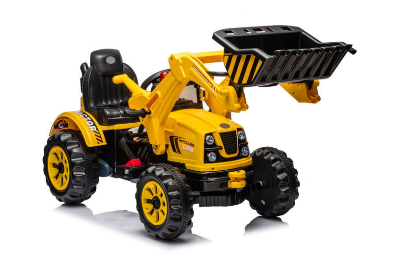 12V Battery Powered Excavator for Kids - Realistic Construction Vehicle Toy