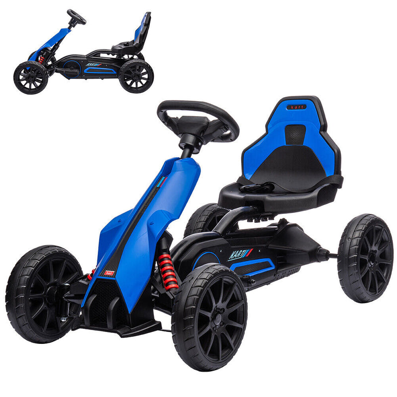 12V Battery Powered Go Kart: 2 Speeds Electric Ride on Toy for Kids - Perfect Gift!