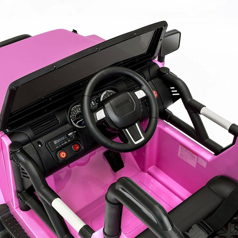 12V Battery Powered Jeep Toddler Ride On Toy with Remote Control and Lights