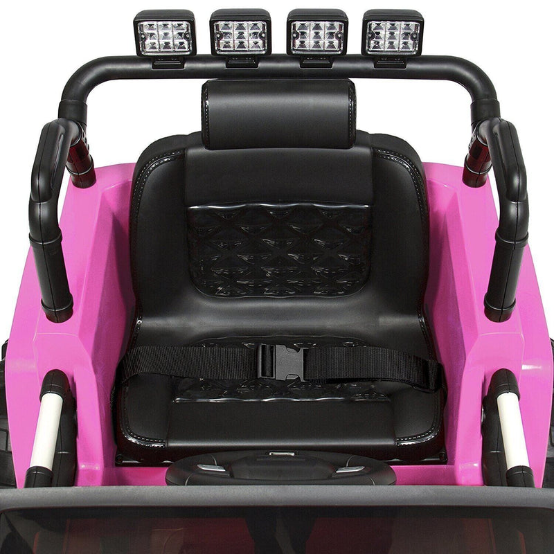 12V Battery Powered Jeep Toddler Ride On Toy with Remote Control and Lights