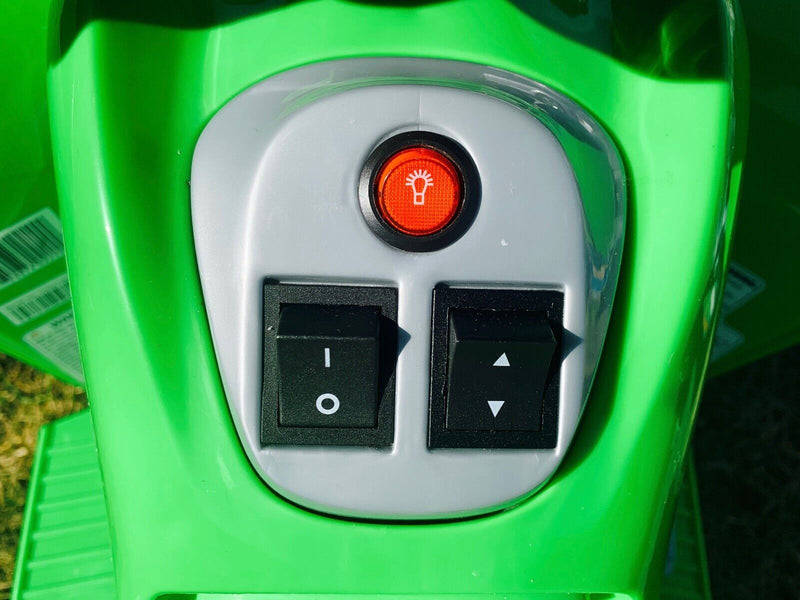 12V Battery-Powered Kids ATV with Realistic Sounds and Lights - Green
