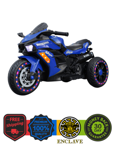 12V Battery Powered Kids' Motorcycle Ride-On Toy