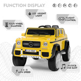 12V Battery-Powered Kids Ride-On Truck with LED Lights, Music, and Remote Control
