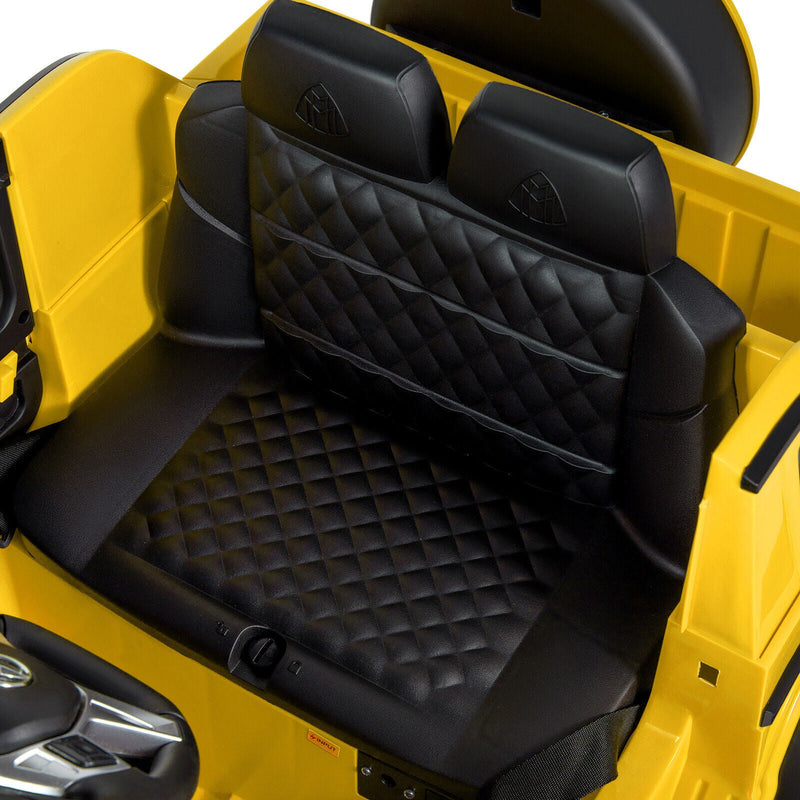 12V Battery-Powered Kids Ride-On Truck with LED Lights, Music, and Remote Control