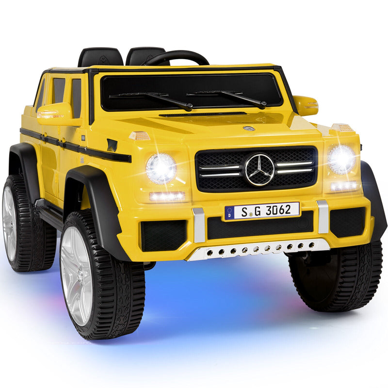 12V Electric Mercedes Benz Ride On Car for Kids with Lights, Music, and Remote Control