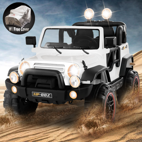 12V Battery Powered Kids Ride on Truck with Remote Control, MP3 Player, and LED Lights - Perfect Gift for Children
