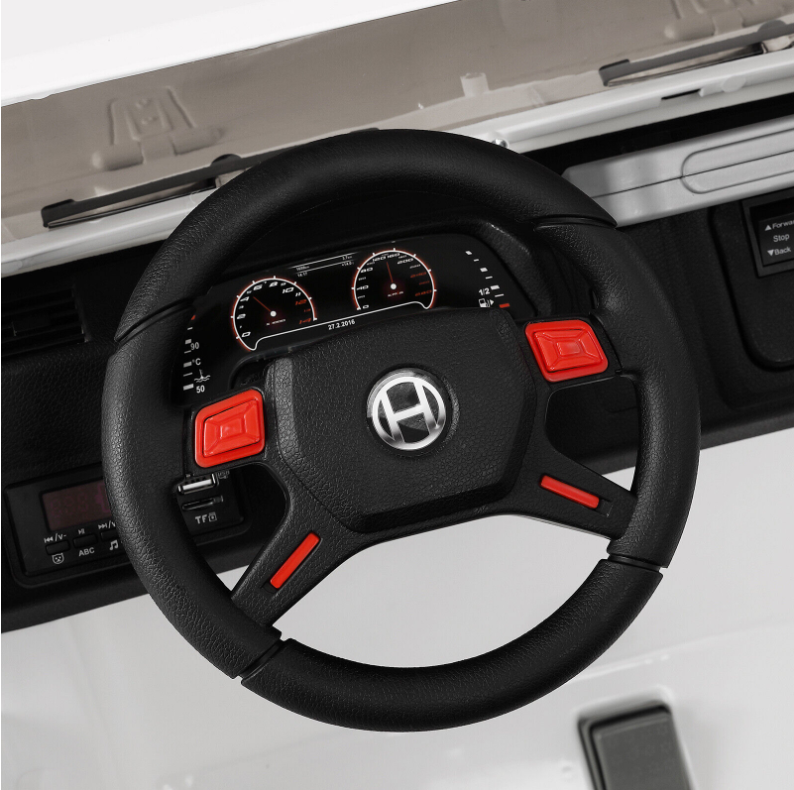 12V Battery Powered Kids Ride on Truck with Remote Control, MP3 Player, and LED Lights - Perfect Gift for Children