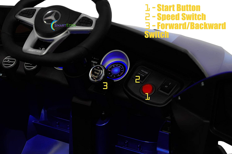 12V Battery Powered Ride on Toy Car for Kids with Remote Control and License