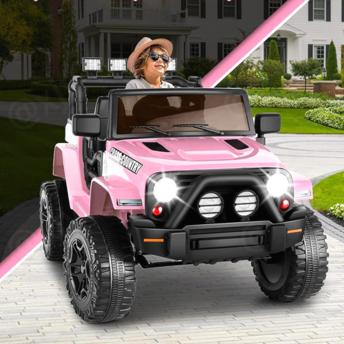 12V Battery Powered Electric Ride-On Truck for Kids with Remote Control