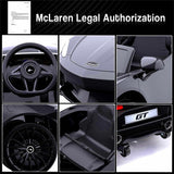 12V Battery Powered Sports Car for Kids with LED Headlights and 2 Speed Options