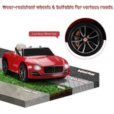 12V Electric Bentley Style Ride On Car for Kids with Remote Control and AUX
