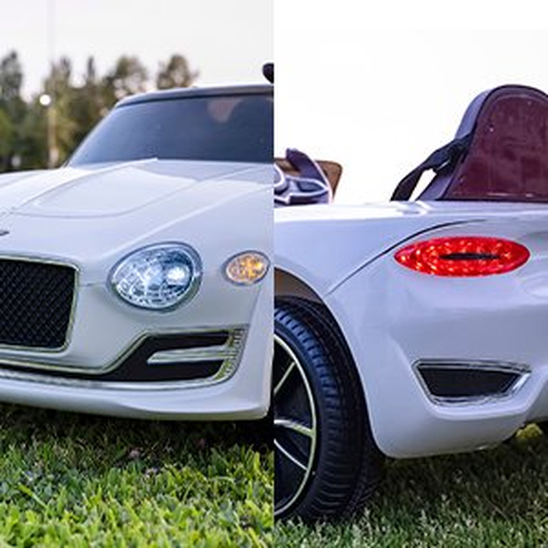 12V BENTLEY Style Electric Off-Road Ride on Car for Kids - White